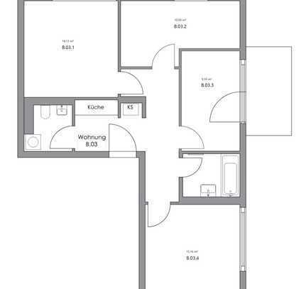 Zimmer Zimmer in der Nazarethkirchstraße 51 (Aufgang B)