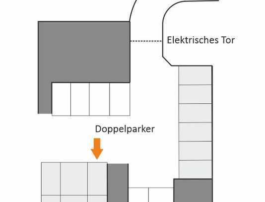 2 Tiefgaragenstellplätze (Doppelparker hintereinander) zu vermieten