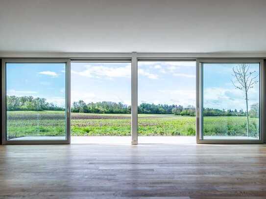 Neubau Einfamilienhaus mit Tiefgarage und unverbautem Südblick