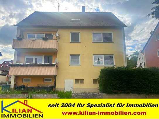 KILIAN IMMOBILIEN! VERMIETETES 3-PART.-H. MIT 256 M² WFL. IN GROSSHABERSDORF! NAHWÄRMEVERSORGUNG !