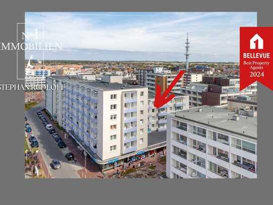 Beste Lage: Moderne 2 Zimmerwohnung mit Südbalkon, Ferienwohnen genehmigt