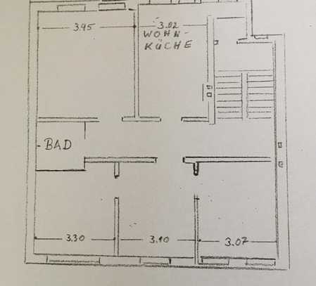 3 Zimmer - 81 m² mit großer Wohnküche sucht Pärchen