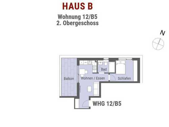 Traumhafte Wohnung mit Balkon - Erstbezug