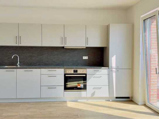 Hannover Kronsrode Neubau: Einbauküche, gr. Balkon, Fußbodenheizung, Abstellraum, Lift, TG, Keller