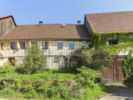 Sanieren oder Abreißen: Großzügiger Bauernhof in naturnaher Ortsrandlange von Börtlingen