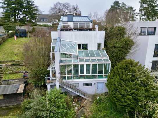 Einzigartiges Einfamilienhaus mit separatem Praxisgebäude und traumhaftem Fernblick