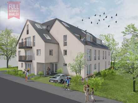 Großzügige Neubau-Dachgeschoss-Wohnung mit Balkon und toller Aussicht am Ortsrand von Leinfelden