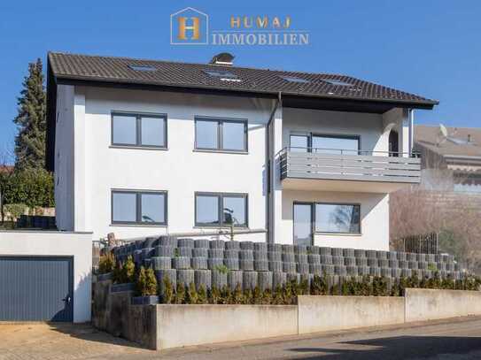 Einzigartiges EFH + Einliegerwohnung mit atemberaubendem Blick über Eisingen