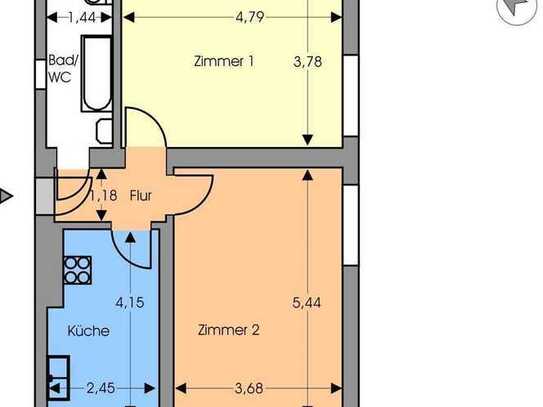 Exklusive 1,5-Raum-Wohnung in Berlin Wedding