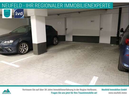 Großzügiger Tiefgaragenstellplatz in Bad Friedrichshall zu vermieten!