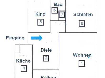Geschmackvolle Wohnung mit zweieinhalb Zimmern sowie Balkon und EBK in Bad Tölz