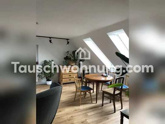 Tauschwohnung: Lichtdurchflutete 2,5 Zimmer, 55qm Dachgeschosswohnung