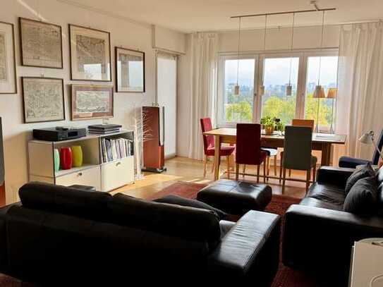 Helle freundliche 3 Zimmerwohnung mit Loggia und Fernblick in Heidelberg Süd