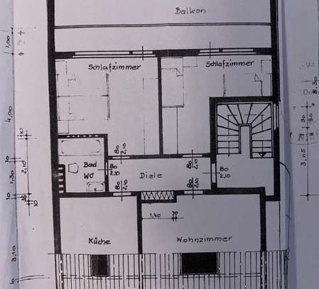 Schöne 3-Zimmer-Wohnung mit Balkon in Dormagen