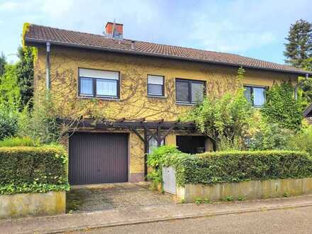 Einfamilienhaus mit uneinsehbarem Garten in ruhiger Lage von Lobbach-Lobenfeld