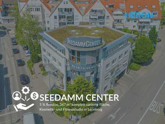 SEEDAMM CENTER - 5% Rendite, 347m² komplett sanierte Fläche, Kosmetik- und Fitnessstudio in Leonberg