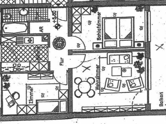 Schöne, helle 3-Zimmer-Wohnung mit 2 Balkonen in perfekter Lage