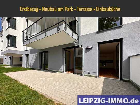 ERSTBEZUG am Park ** Neubau ** 5-RAUM WE ** große Terrasse ** Einbauküche ** Tiefgarage