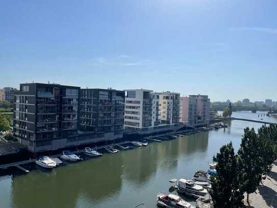 3 ZIMMER ETW MIT HAFENBLICK / BALKON / BOOTSANLEGER IM NOBLEN & MODERNEN WOHNVIERTEL WESTHAFEN