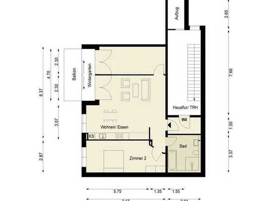 Sofort einziehen: Helle 3-Zimmerwohnung mit Balkon, Fußbodenheizung & Fahrstuhl