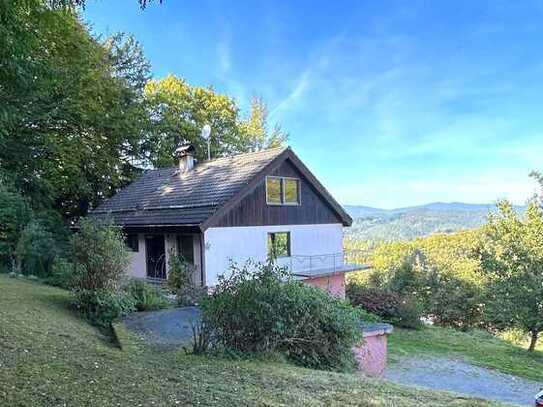 ++Einfamilienhaus mit ELW, wunderschöner Aussicht und eigenem Wald++