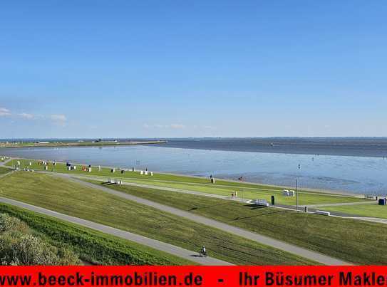 # Büsum/Lagune: Seltene 3 Zimmer Meerblickwohnung in erster Seereihe!