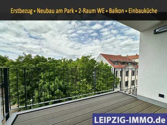 Wohnen am Park ** Neubau ** 2-Raum WE ** Balkon ** Einbauküche **