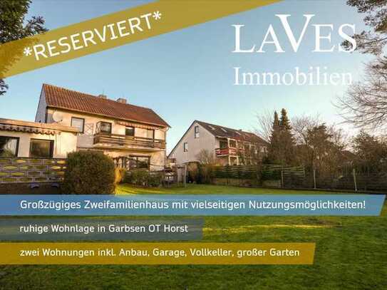 *RESERVIERT* Zweifamilienhaus mit vielseitigen Nutzungsmöglichkeiten!