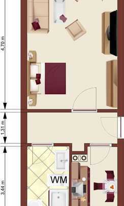 1-Raumwohnung in Löbau Süd