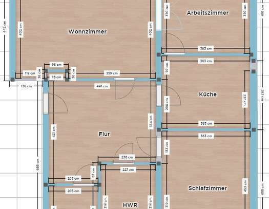 Attraktive 4-Zimmer-Erdgeschosswohnung mit Balkon und Einbauküche in Dausenau