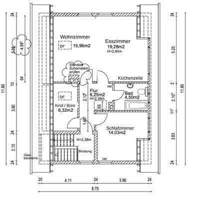 Stilvolle 2,5-Zimmer-Dachgeschosswohnung Rodheim vor der Höhe