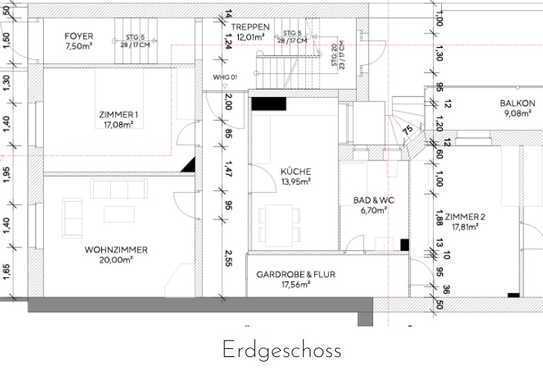 Sanierte 4-Zimmer Altbauwohnung