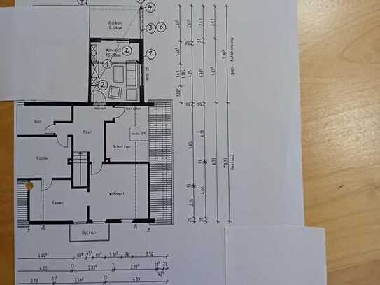 Schöne 3,5-Zimmer-DG-Wohnung mit zwei Balkone in Bad Oeynhausen