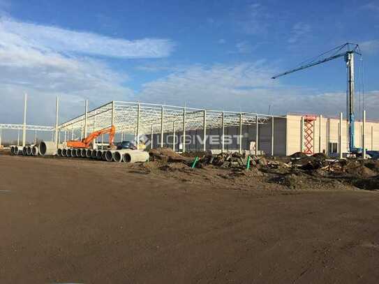 Projektierter Neubau von Lager- und Logistikflächen im GVZ Papenburg