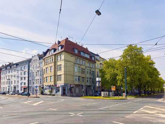 Wohn-/Geschäftshaus in Düsseldorf-Bilk mit Ausbaupotential