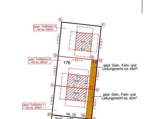 Baugrundstück in Biesdorf für EFH.