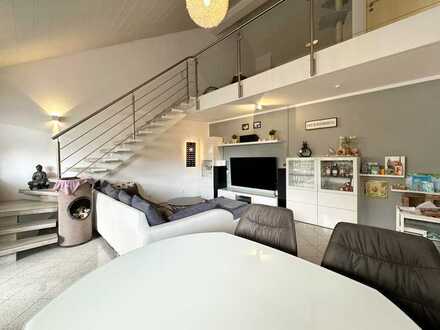 Geschmackvolle Maisonette-Wohnung mit 5,5 Zimmern, Balkon und Einbauküche