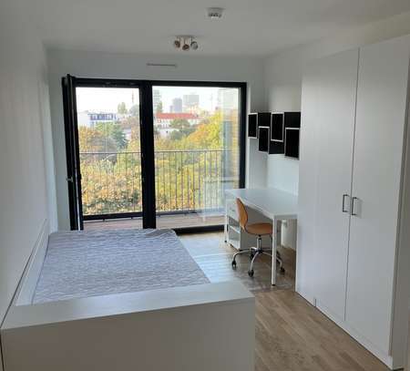 31m² Studio nahe Spree verglaster Balkon NEUBAU TOP FLOOR EBK