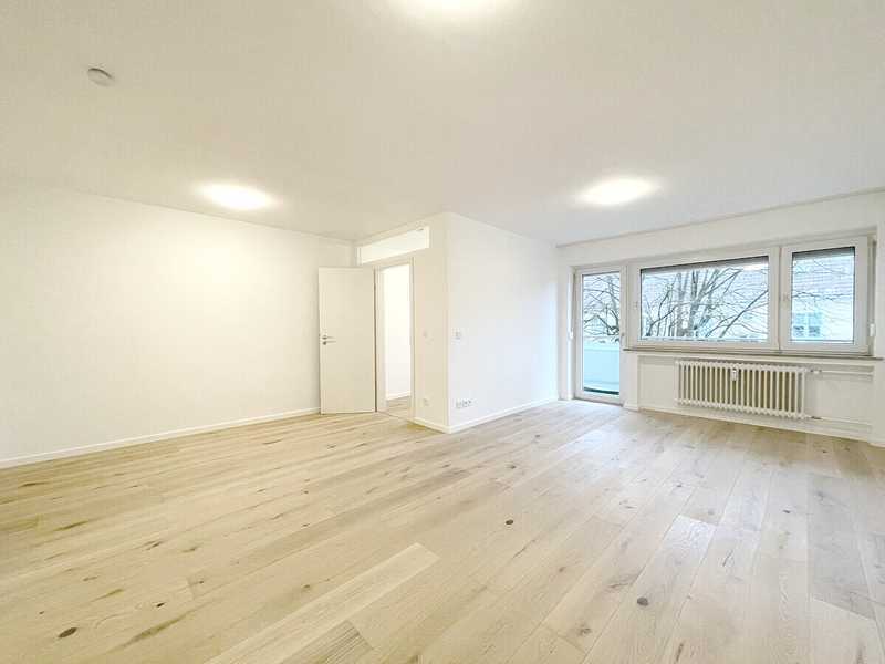 Ganz neu renovierte 3 Zi.-Whg. mit West-Balkon in sehr guter und sehr ruhiger Lage direkt an der U 5