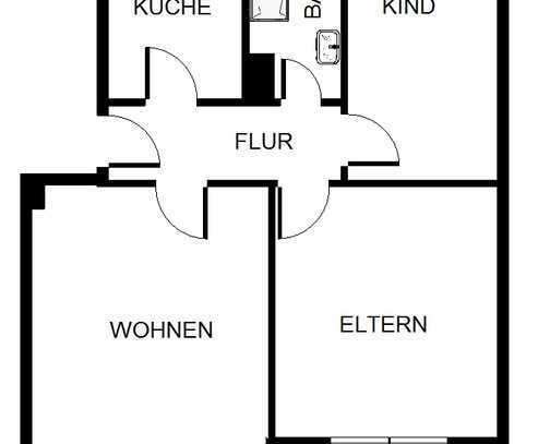 3-Zimmer-Wohnung in Gelsenkirchen Hassel