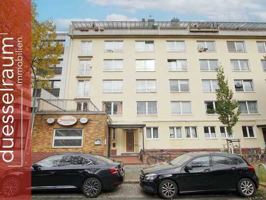 Großzügige und leerstehende 2-Zimmerwohnung mit Balkon und großer Terrassse im 1.OG in Oberbilk!