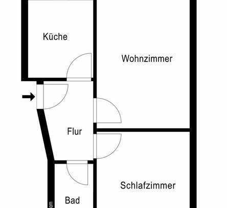 Miet mich - 2-Zimmer-Wohnung