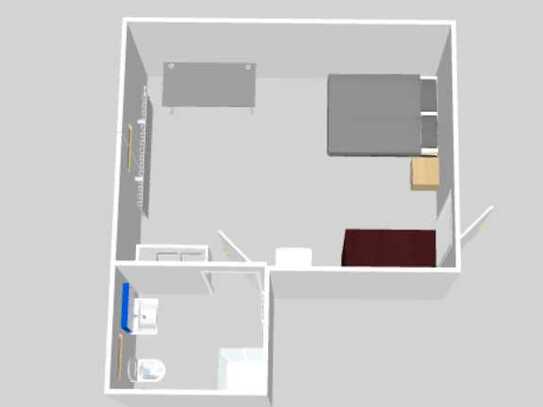 Pendler-/Monteurapartment - Vollmöbliertes 1-Zimmer-Souterrain Apartment nähe Flughafen / Kaserne