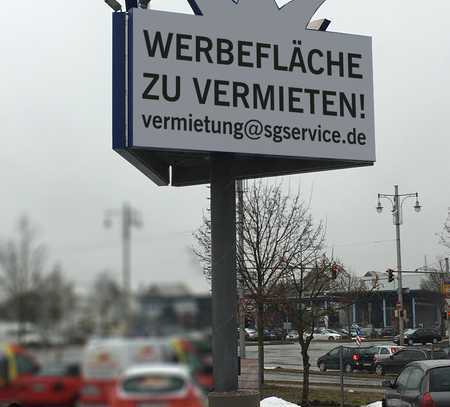 Werbepylon in Augsburg zu vermieten