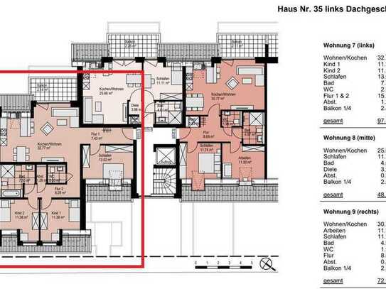 Neuwertige 4-Zimmer-Wohnung mit Balkon in Mönchengladbach-Windberg zu vermieten