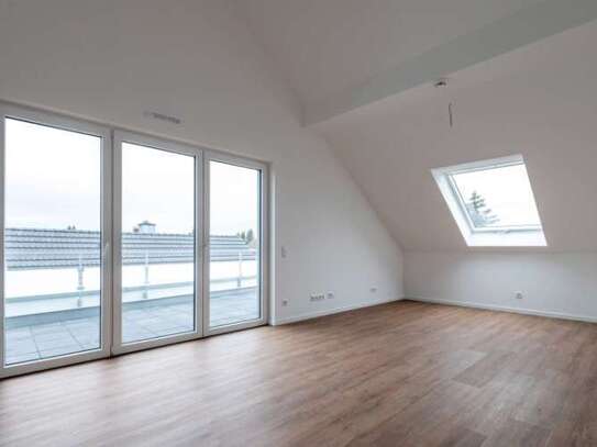 3 Zimmer DG Wohnung zwei Balkonen Rheinblick