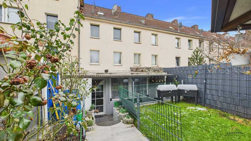 Reihenmittelhaus mit Garten, Terrasse & großzügiger Nutzfläche in Dortmund-Scharnhorst
