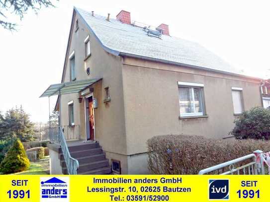 Mod.-bed. EFH mit Terrasse und Garage in ruhiger Wohnlage - bei Bautzen