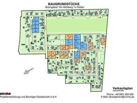 Provisionsfreie Baugrundstücke im Wohngebiet "Am Mühlberg" in Bernburg-Peißen