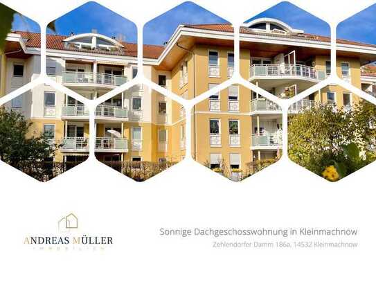 Sonnige Dachgeschosswohnung in Kleinmachnow (inkl. TG-Stellplatz)